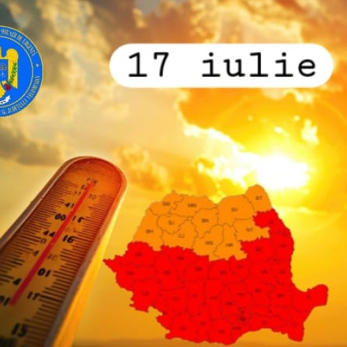 Val de căldură intensă prevăzut pentru 17 iulie