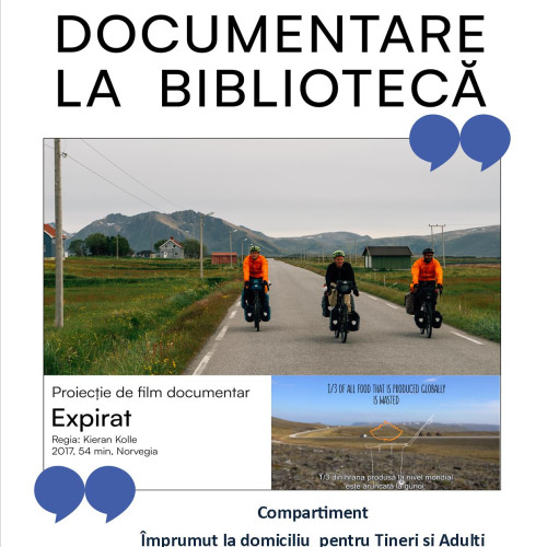 Proiecție de film documentar la Biblioteca Județeană Marin Preda Teleorman