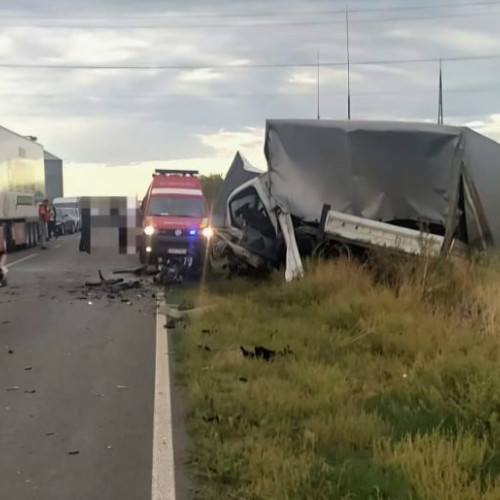 Accident rutier grav pe E70, în apropiere de Drăgănești-Vlașca