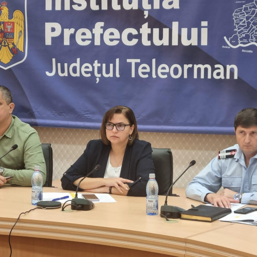 Prefectul Teleormanului participă la videoconferință privind creșterea debitului Dunării