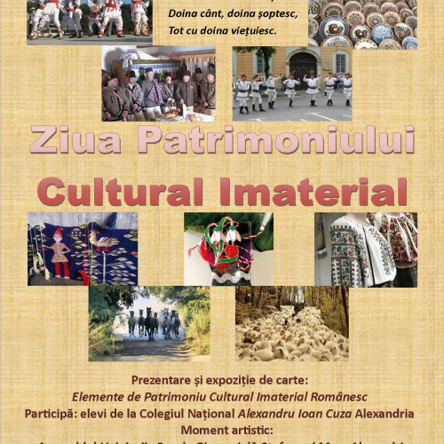 Biblioteca Județeană Marin Preda Teleorman celebrează Ziua Patrimoniului Cultural Imaterial