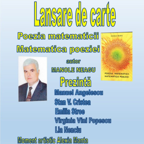 Lansarea cărții &quot;Poezia matematicii Matematica poeziei&quot; la Biblioteca Județeană Marin Preda Teleorman