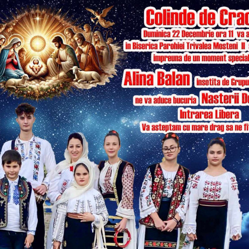 Eveniment dedicat Crăciunului la Parohia Trivalea Mosteni II