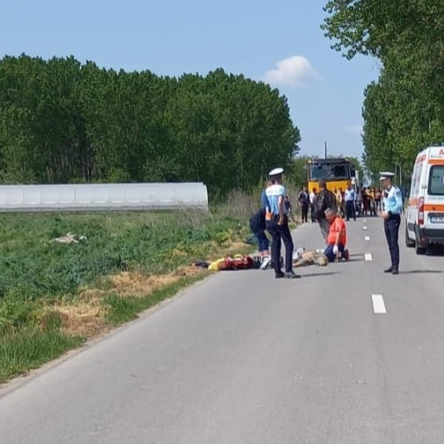 Biciclist lovit mortal de mașină în Lunca