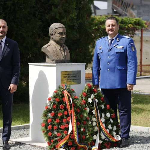 Deputatul Gabi Florea continuă seria donațiilor: bustul generalului Ion Bunoaica, inaugurat la Teleorman