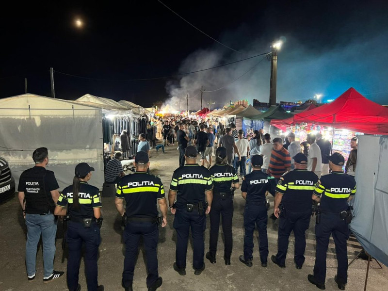 Acțiune a poliției la bâlciul din Roșiori de Vede pentru siguranța participanților