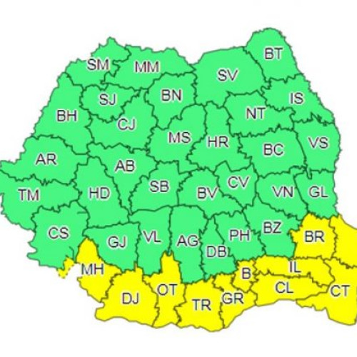 Codul portocaliu de caniculă ridicat în județul Teleorman - Temperaturile scad, dar disconfortul termic persistă sub codul galben