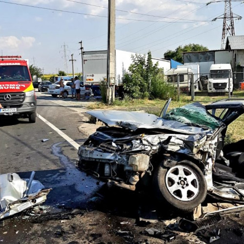 Tanara grav ranita intr-un accident de la Maldaieni dupa ce a incercat sa evite o coliziune cu o masina neregulamentara