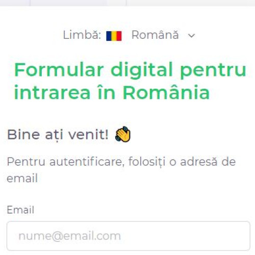 Obligaţie nouă pentru intrarea în România începând de luni: Completați formularul digital de intrare în ţară în termen de 24 de ore, sub sancțiunea unei amenzi de până la 3.000 lei