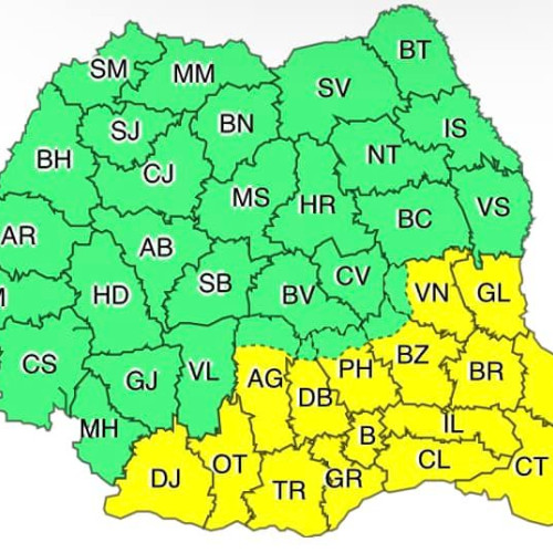 Val de căldură și ploi puternice în Teleorman, avertizează meteorologii