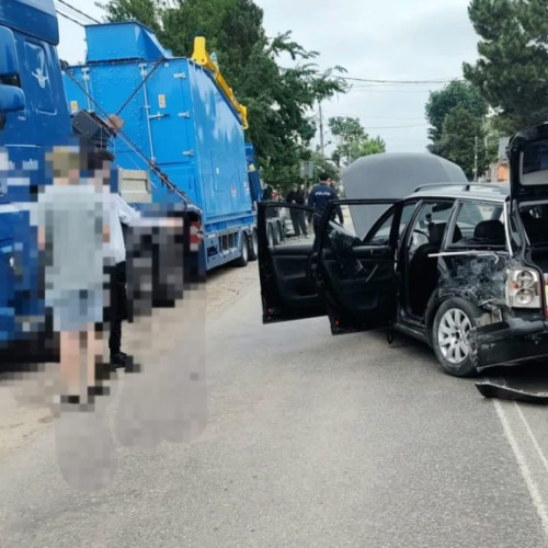 Accident rutier în Lița: 3 persoane au ajuns la spital