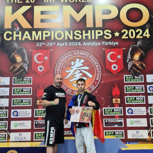 Campionatul Mondial de Kempo Individual: Popa Vlad cucerește bronzul la Antalya